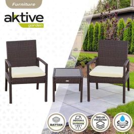 Conjunto de 2 sillones (54,5x56x79 cm) y mesita (43,5 x 39 cm) aktive Conjunto de 2 sillones (54,5x56x79 cm) y mesita (43,5 x 39 cm) aktive