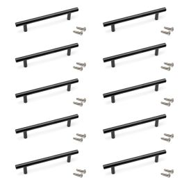 Emuca Lote de 10 tiradores para mueble Orlando, L188mm, intereje 128mm, Acero, Pintado negro Emuca Lote de 10 tiradores para mueble Orlando, L188mm, intereje 128mm, Acero, Pintado negro Precio: 18.69000001. SKU: B1J49V3QPT