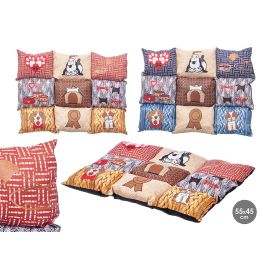 Cuna Mascota Rectangulo Surtidos Col 55X45Cm Mascow (8 Unidades) Precio: 51.49999943. SKU: B1CCWE9VCE