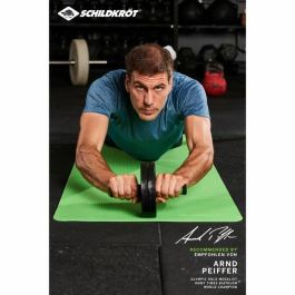 Schildkröt 960045 Rodillo Abdominal AB-Rouleau para Fitness Unisex, color Negro, para adultos