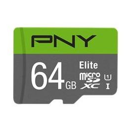 PNY Tarjeta MicroSDXC Elite de 64 GB, Clase 10, U1, Verde/Gris Precio: 13.99396097. SKU: S1905302