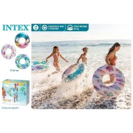 Intex Flotador Rueda Tropical 97 cm con Asas para Niños Mayores de 9 Años - Modelos Surtidos