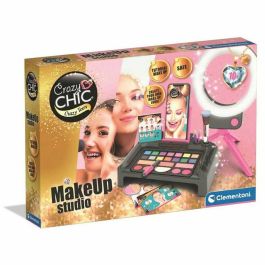 Clementoni CLE8005125187447 Crazy Chic Taller de Maquillaje Estudio con Aplicación Dedicada