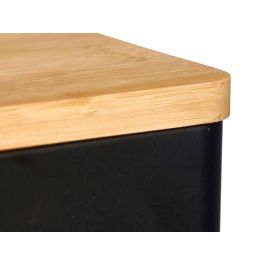 Kinvara Salero Tapa Bambú Negro 14 x 11 x 11 cm (12 Unidades) Kinvara Salero Tapa Bambú Negro 14 x 11 x 11 cm (12 Unidades)