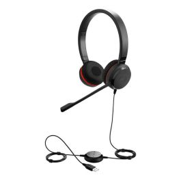 Jabra EVOLVE 30 II MS Stereo Auricular Profesional para Llamadas y Música con Conexión Flexible