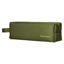Liderpapel Estuche Portatodo Classic Rectangular con Asa 210x70mm Verde Militar