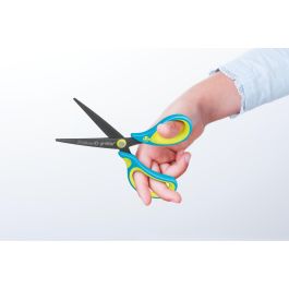 Pelikan SC1BRS Tijeras griffix para diestros, punta afilada, color azul, 15 cm