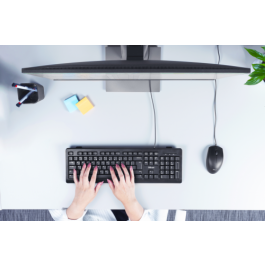 Trust Teclado Tk150 Compacto Silencioso Resistente a Vertidos Cable 1.8M