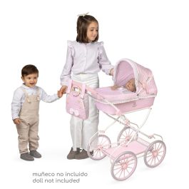 Decuevas 81075 Carro de Muñecas Plegable con Sombrilla y Bolso Sophie para Muñecas hasta 48 cm