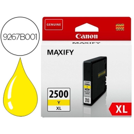CANON Cartucho Amarillo PGI-2500 XL Precio: 26.49999946. SKU: S8403095