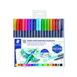 Staedtler Rotuladores Design Journey Doble Punta Fina-Pincel Acuarelables, Estuche 18 Unidades Precio: 9.78999989. SKU: B16EE5AELC