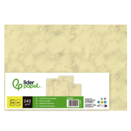 Liderpapel Cartulina Marmoleada Din A4 240gr Crema Claro Paquete 100 Hojas Precio: 16.78999993. SKU: B15A9GD3TS