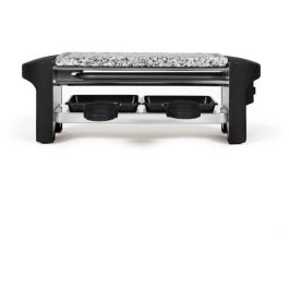 Livoo DOC156N Raclette para 2 personas, 350W, con bandeja de granito extraíble y botón de encendido/apagado