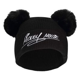 Gorro Mickey Mouse Double Pom Negro Precio: 33.59000051. SKU: B1AXLAXMGR