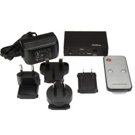 Startechcom Switch HDMI 4K 2 Puertos Vs221Hd20 2 - Interruptor de Vídeo/Audio, 3840x2160 @ 60 Hz, HDCP 2.2