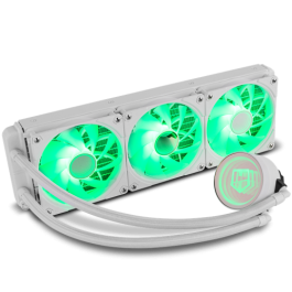 NOX NXHUMMERM360ARGBW Refrigeración Líquida Todo en Uno Blanco ARGB 3x12cm