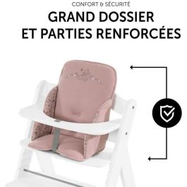 Hauck AAAPN65432 Reductor de Trona Antideslizante - Diseño Bambi Rose para Comodidad del Bebé