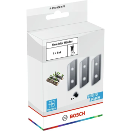 Bosch BOS4053423678833 Cuchillas para trituradora de jardín UniversalShredder 2x18V, repuestos