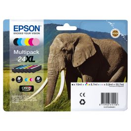 Epson Claria Photo HD Ink Cartucho Multipack 6 Colores 24XL Expression Photo XP-760/950 Precio: 121.95000004. SKU: B12FKS5X9Z