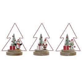 Decoracion Navidad Tradicional DKD Home Decor Rojo Marron 11 x 21 x 17 cm (3 Unidades) Precio: 19.03572. SKU: B17MHF3XV5