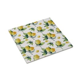 Salvamantel Limones Versa 20x20 cm cerámica base corcho (4 Unidades) Precio: 5.79000004. SKU: B1G2BT6339