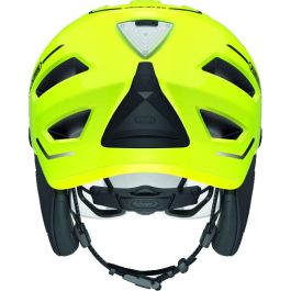 ABUS Pedelec 2.0 ACE Casco de Ciclismo Unisex Adulto con LED y Cierre Magnético Fidlock, Amarillo Signal, Talla M (52-57 cm)