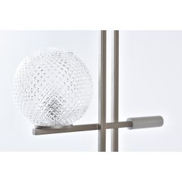 DKD Home Decor Lámpara Sobremesa Moderno Dorado Metal Cristal 16 x 63 x 38 cm