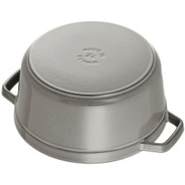 Staub La Cocotte redonda 24cm de hierro fundido, gris grafito