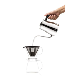 Bodum Cafetera Melior con Filtro Permanente de Acero Inoxidable, 5 Tazas, 0.6 L