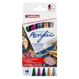 Marcador Acrylic Edding 5100 Conico (2-3 Mm) Colores Festivos Estuche De 5 Precio: 16.50000044. SKU: B1327AN3PQ