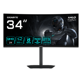 GIGABYTE GS34WQCA Monitor Gaming Curvo 34" WQHD 3440x1440, 1500R, 120Hz, 1ms, FreeSync Premium, HDR10 Precio: 237.69000057. SKU: B1AGGMTZKD