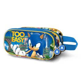 Sonic The Hedgehog Estuche Portatodo Escolar Doble 3D con Relieve y Cremallera Azul de Poliéster y EVA Precio: 10.69000031. SKU: B1CT26SSPD
