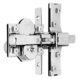 Fac Cerrojo 946-rp/80 uve niquel F01090 - Cerrojo tradicional de sobreponer con cilindro, anti-bumping, anti-taladro, 5 llaves de seguridad, acabado níquel
