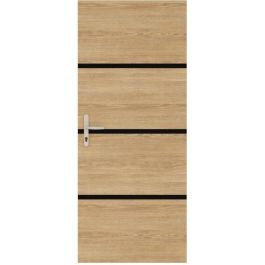 Kit Renovación de Puertas - NORDLINGER PRO - 4 Hojas 85 x 50 cm y 3 Perfiles Negros 85 x 2 cm - Roble Natural Precio: 110.99000033. SKU: B1ADD8XQ8W