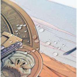 ERIK Alfombrilla Gaming Boba Fett The Mandalorian Star Wars, 80x35cm, Impermeable y Antideslizante para Teclado y Ratón