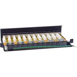 EQUIP 326622 Patch Panel 12 x RJ45 Cat6a FTP Negro