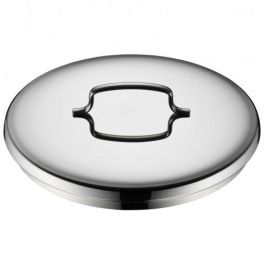 WMF 0712776040 Mini Olla para Carne de Acero Inoxidable, Tapa de Metal, 1.0 L, compatible con Inducción y Gas