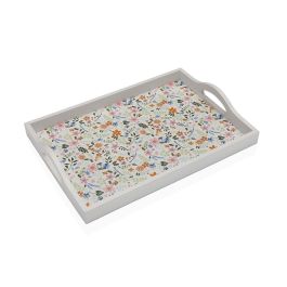 Bandeja Versa Madera MDF 24 x 4,5 x 34 cm Flores