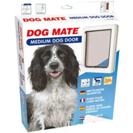 Dog Mate Puerta Perro Mediano Blanco Precio: 83.49999944. SKU: B169WLBXEC