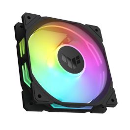 ASUS TUF GAMING TR120 ARGB 3IN1 Black - Refrigerador de aire 12 cm, Negro, 2000 RPM, 77.4 cfm, 3.3 mmH2O, 90DA0090-B09020
