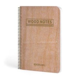 Bloc Escolofi Tapa Dura Escolofi 130X210 70H Liso 90G Wood Notes Precio: 8.49999953. SKU: B1JCLCASWW