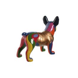 DKD Home Decor Figura Perro Resina Multicolor 19 x 35.5 x 44 cm