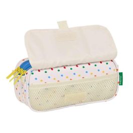 Portatodo Triple Benetton Topitos Blanco (21,5 x 10 x 8 cm) Portatodo Triple Benetton Topitos Blanco (21,5 x 10 x 8 cm)