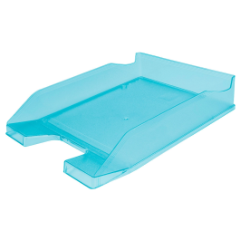 Q-connect Bandeja sobremesa plástico turquesa transparente 240x70x340 mm Precio: 15.49999957. SKU: B17J9ZC4F8