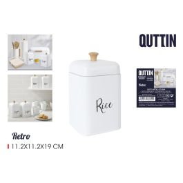 Quttin Bote Metal Cocina Rice Retro 11.2x11.2x13.5 cm (12 Unidades) Precio: 31.50000018. SKU: B1CHLLHNGD