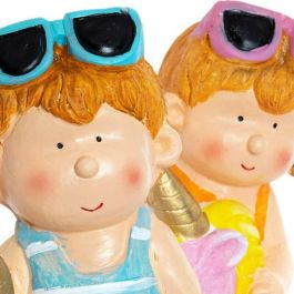 Figura Mediterraneo DKD Home Decor Rosa Azul 19 x 40 x 23 cm (2 Unidades) Figura Mediterraneo DKD Home Decor Rosa Azul 19 x 40 x 23 cm (2 Unidades)