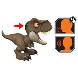 Mattel Figura Dinosaurio Jurassic World Roar Command T-Rex con Sonidos 21,59x22,23x10,16 cm