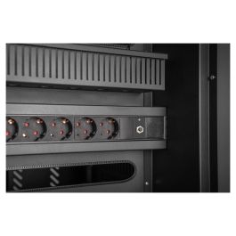 Digitus Armario de Carga Móvil para 30 Portátiles/Tabletas hasta 15.6", USB-C, con Desinfección UV-C, 540W, Negro, Ruedas, Gestión de Cables, Cierre con Llave