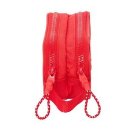 Bolso Escolar Portatodo Safta Doble Atletico De Madrid 80x210x60 mm Bolso Escolar Portatodo Safta Doble Atletico De Madrid 80x210x60 mm