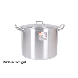 Olla con tapa de aluminio 24 cm 7,5 litros - Mi Cocina (8 Unidades) Olla con tapa de aluminio 24 cm 7,5 litros - Mi Cocina (8 Unidades)